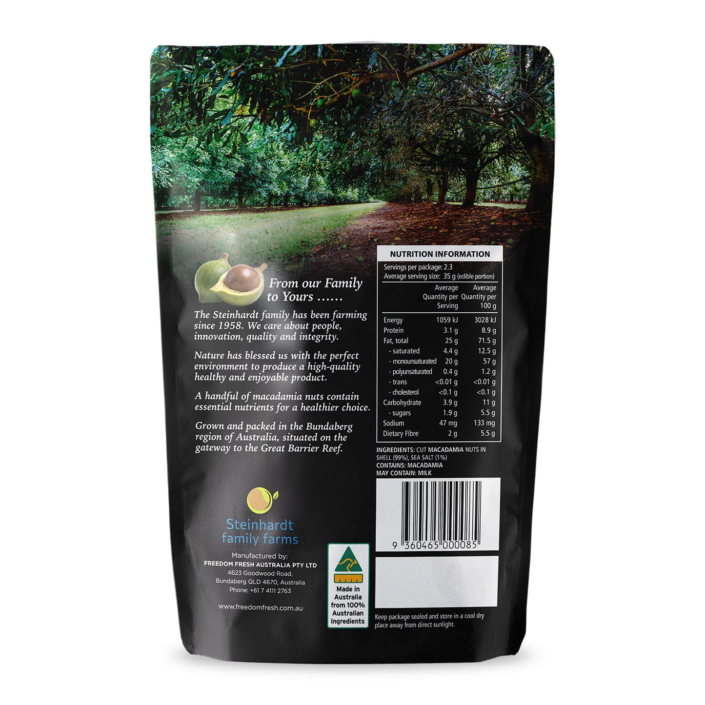 Roasted Salted Happy Nut Macadamias